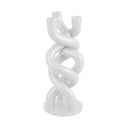 Biały ceramiczny świecznik na trzy świeczki PT LIVING Twisted, wys. 31,4 cm