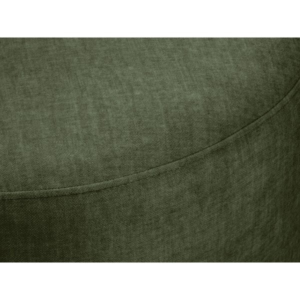 Zielony aksamitny puf Mazzini Sofas Debbie, ø 68 cm-image-1
