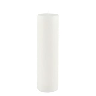 Biała świeczka Ego Dekor Cylinder Pure, 75 h