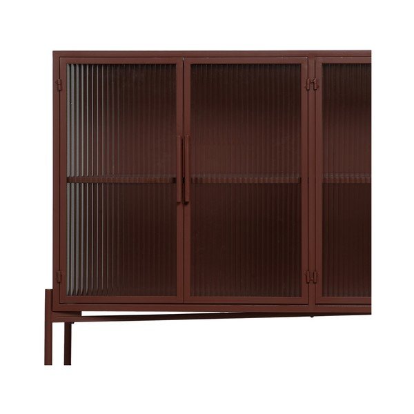Ceglasta metalowa witryna 120x85 cm Harris – Ixia-image-3