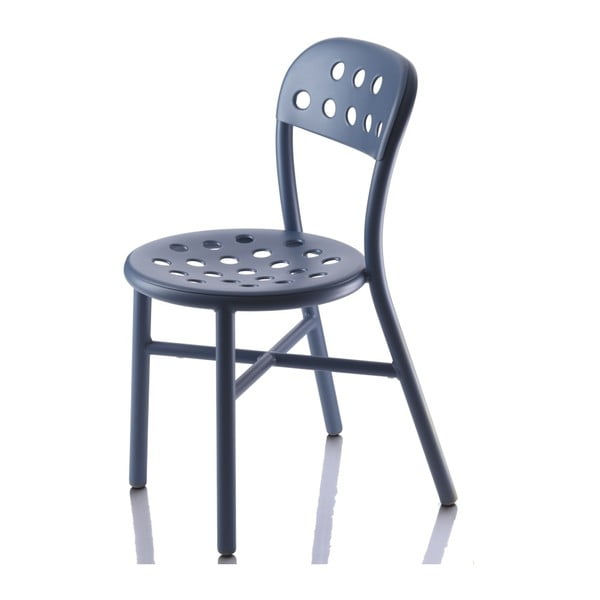 Krzesło Pipe, niebieskie