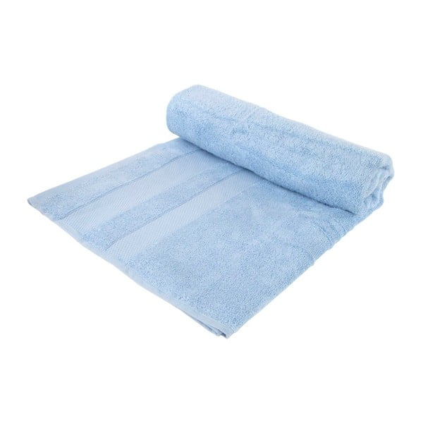Błękitny ręcznik kąpielowy Jolie, 90x150 cm