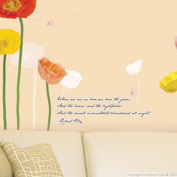 Naklejka Fanastick Poppies Flowers-image-1