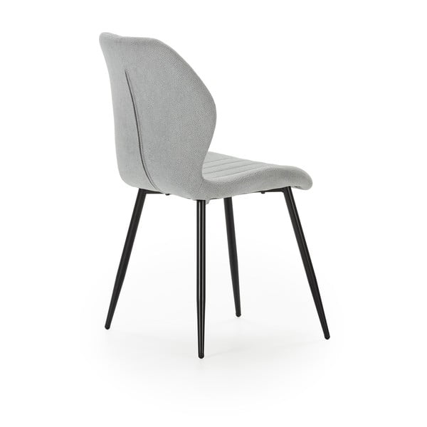 Jasnoszare krzesła zestaw 4 szt. Milu – Marckeric-image-4