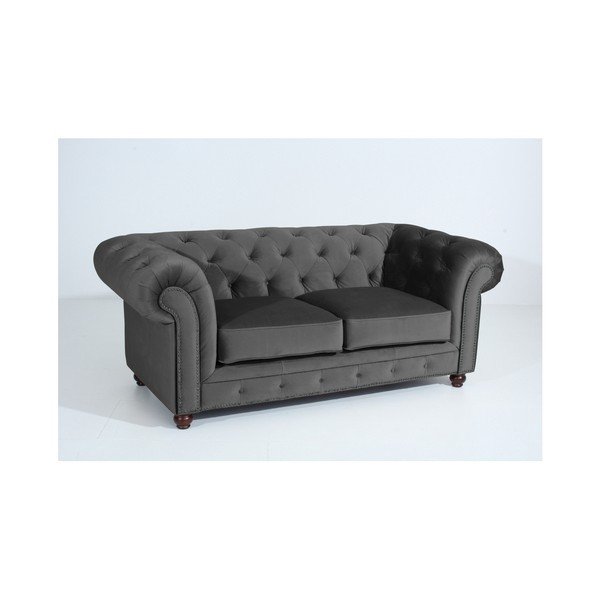 Antracytowa sofa Max Winzer Orleans Velvet, 196 cm-image-2