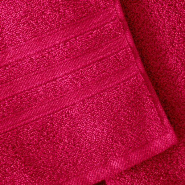 Ciemnoróżowe bawełniane ręczniki zestaw 6 szt. frotte Zero Twist – Catherine Lansfield-image-3