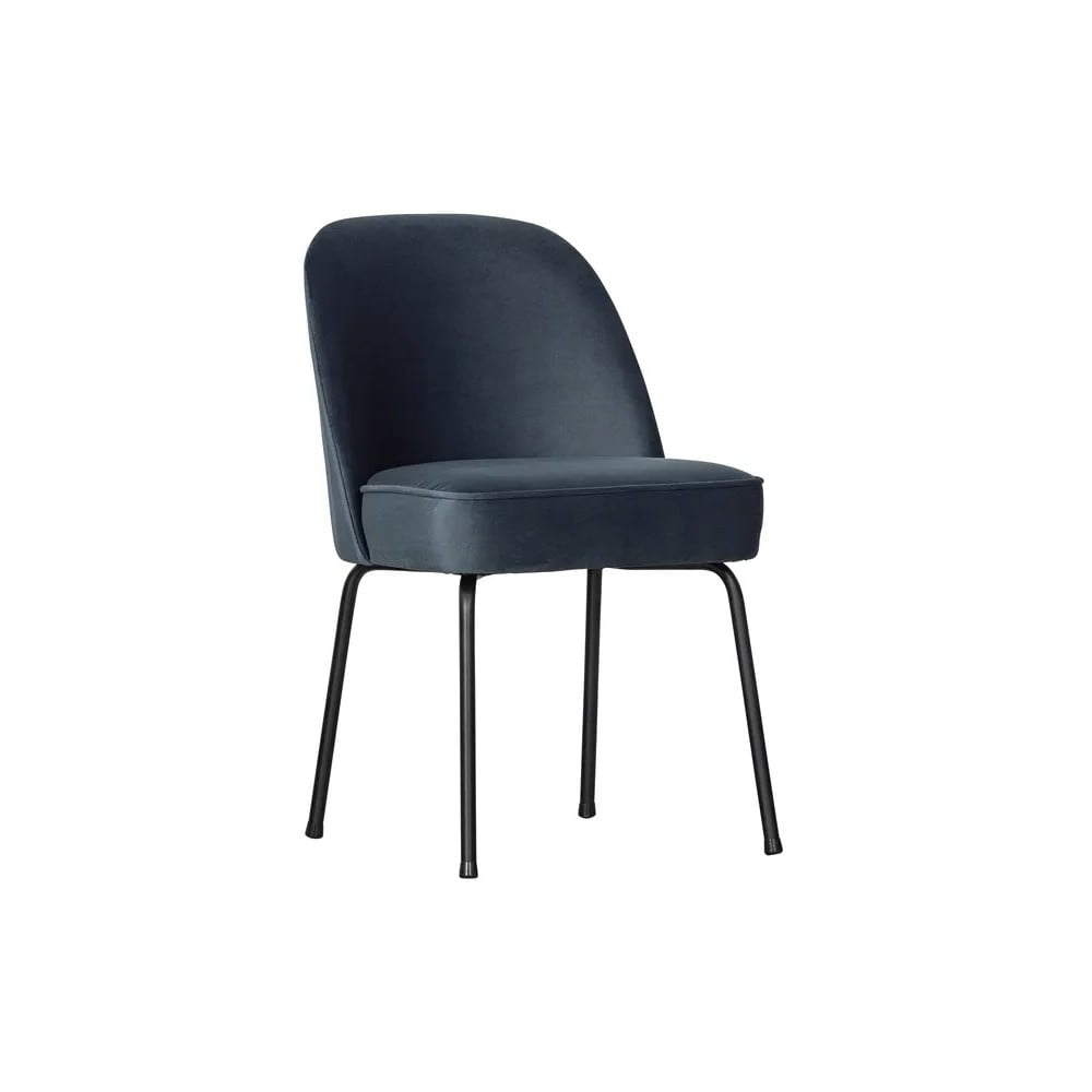 Niebieskie aksamitne krzesła zestaw 2 szt. Vogue – WOOOD