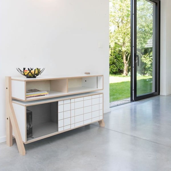Czarna wysoka komoda rform Frame-image-1