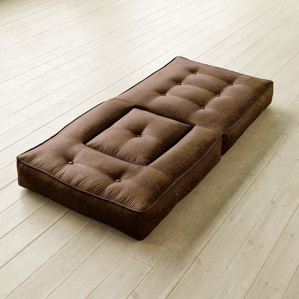 Fotel rozkładany Karup Cube Choco-image-3