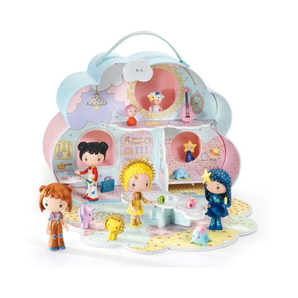 Domek na figurki Tinyly Djeco Sunny i Mia-image-3