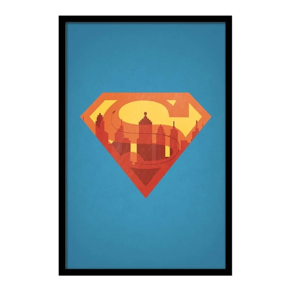 Plakat Superman, 35x30 cm
