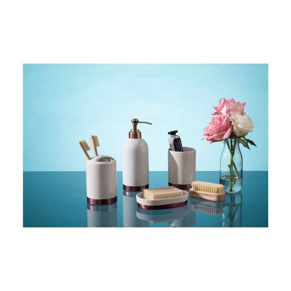 Biały kubek kamionkowy Premier Housewares Delta, 260 ml-image-2