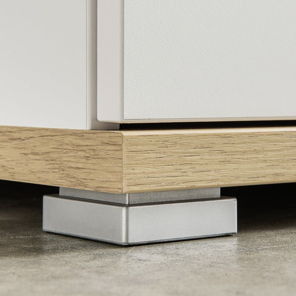 Biała szafka na buty w dekorze dębu z szufladami Topix – Germania-image-1