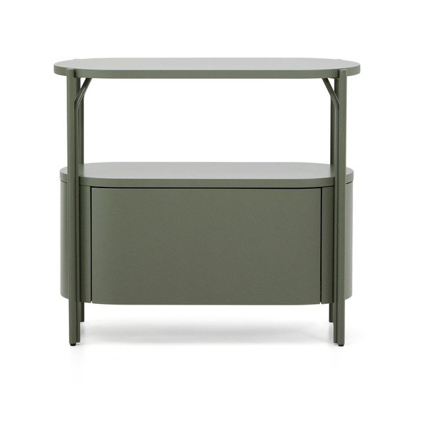 Zielona szafka pod umywalkę 90x81 cm Arely – Kave Home