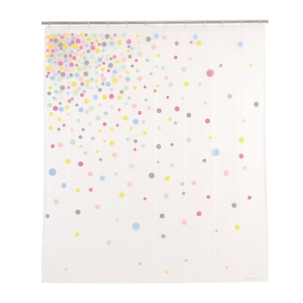 Zasłona prysznicowa Confetti, 200x180 cm