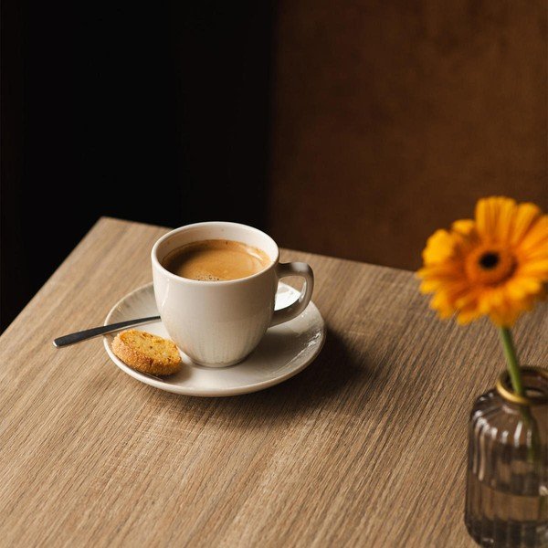Jasnoszara porcelanowa filiżanka do cappuccino 200 ml Nuance – BonBistro-image-3