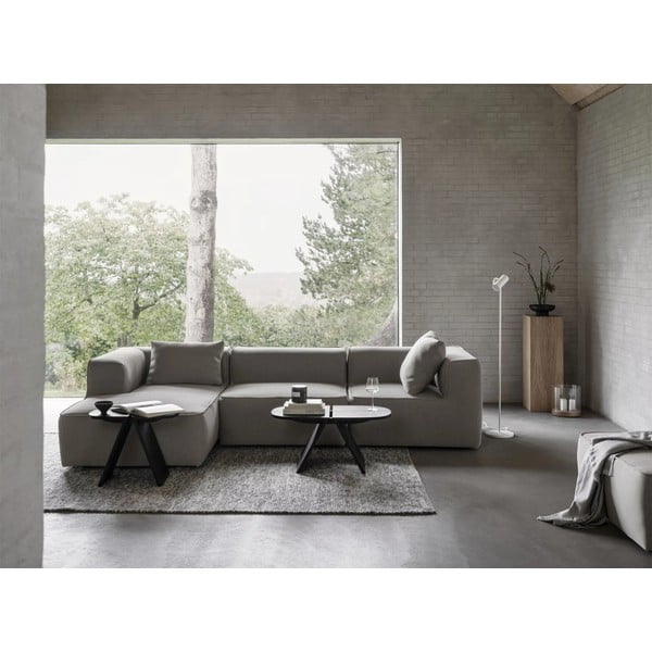 Czarny stolik z litego drewna dębowego 43x80 cm Avio – Blomus-image-3