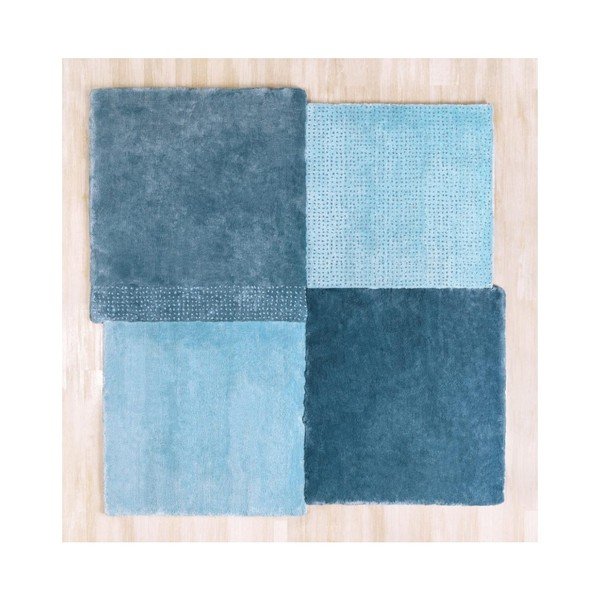 Niebieski dywan EMKO Over Square, 250x260 cm-image-1
