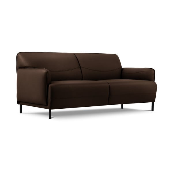 Brązowa skórzana sofa Windsor & Co Sofas Neso, 175x90 cm-image-2
