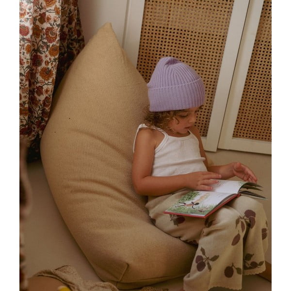 Jasnożółty dziecięcy worek do siedzenia Cleo Light Honey – Lorena Canals-image-3