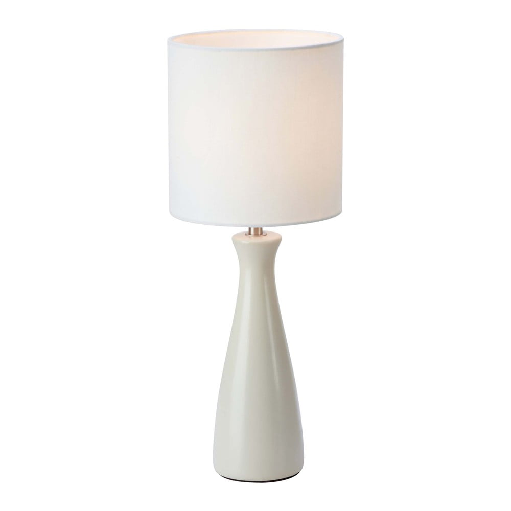 Kremowa lampa stołowa z tekstylnym kloszem (wysokość 42 cm) Birillo – Markslöjd