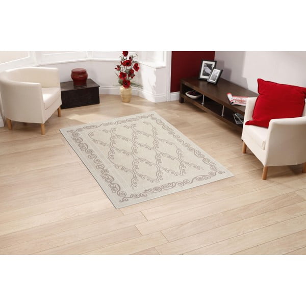 Kremowy dywan bawełniany Floorist Gina, 80x300 cm-image-1