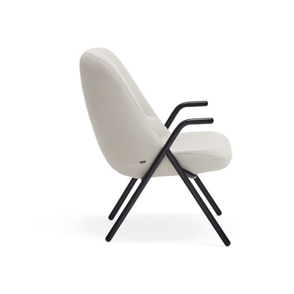 Biały fotel Teulat Dins, wys. 90 cm-image-3