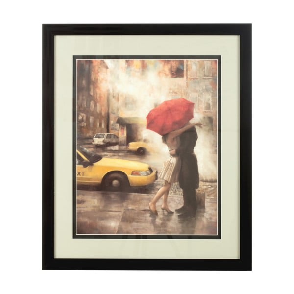 Obraz Couple Under Umbrella, 60x71 cm