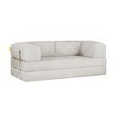 Beżowa rozkładana sofa z materiału bouclé 180 cm Bloom – TemaHome