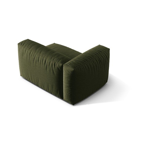 Zielony moduł sofy (lewostronny) Martina – Micadoni Home-image-2