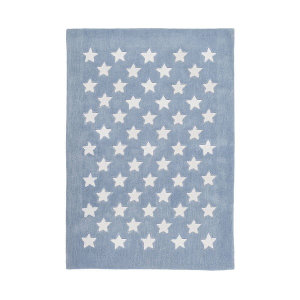 Niebieski dywan tkany ręcznie Kayoom Peony, 120x170 cm