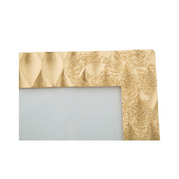 Żółta ramka na zdjęcia z żywicy Mauro Ferretti Glam Carving, 26x31,3 cm-image-2