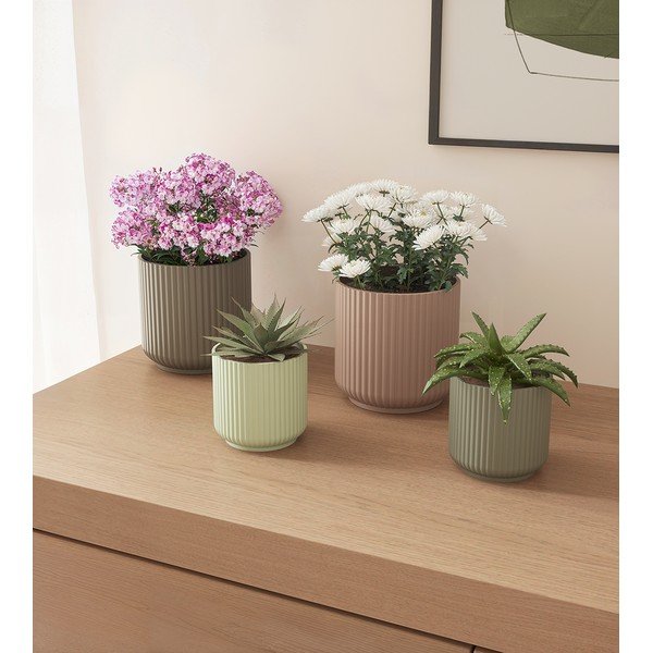 Ceramiczna ręcznie wykonana osłonka na doniczkę ø 15 cm Luna – Artevasi-image-2