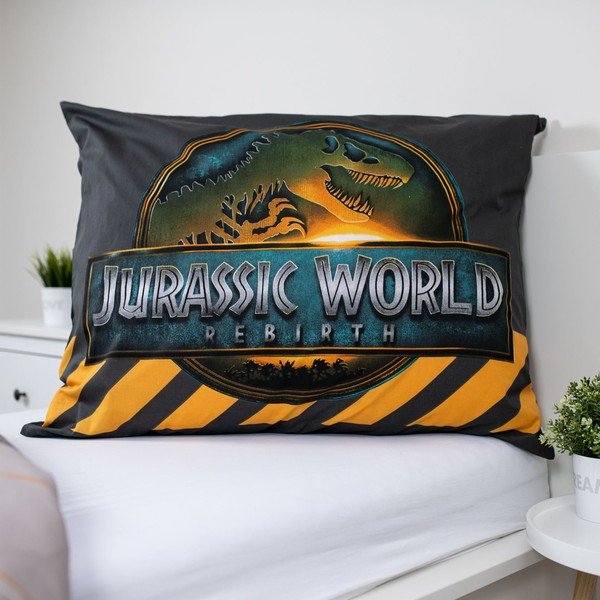 Bawełniana pościel dziecięca jednoosobowa 140x200 cm Jurassic World "T-Rex" – Jerry Fabrics-image-2