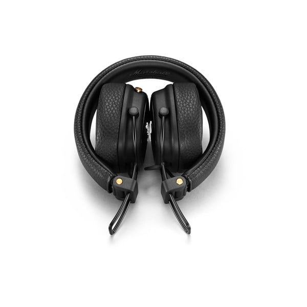 Czarne słuchawki bezprzewodowe Marshall Major III-image-2