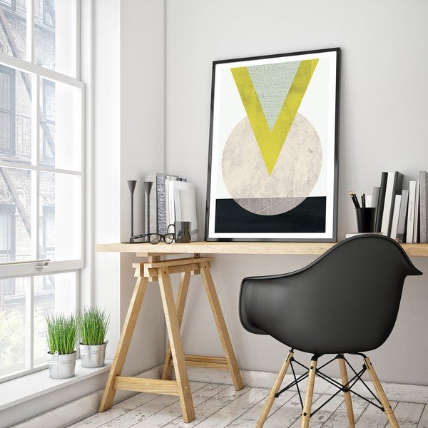 Plakat w drewnianej ramie Eruca, 38x28 cm-image-1