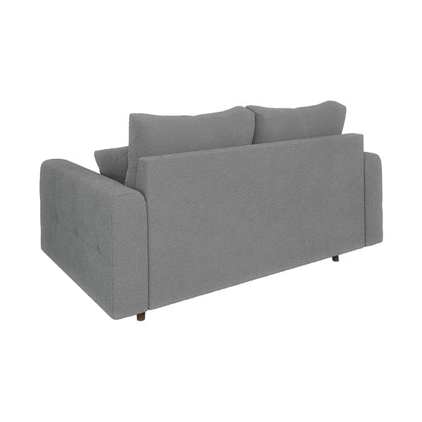 Szara sofa z materiału bouclé 150 cm Ariella – Ropez-image-2