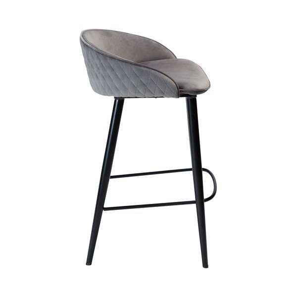 Szary aksamitny hoker 80 cm Dual – DAN-FORM Denmark-image-2