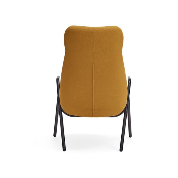 Żółty fotel Teulat Dins, wys. 114 cm-image-4