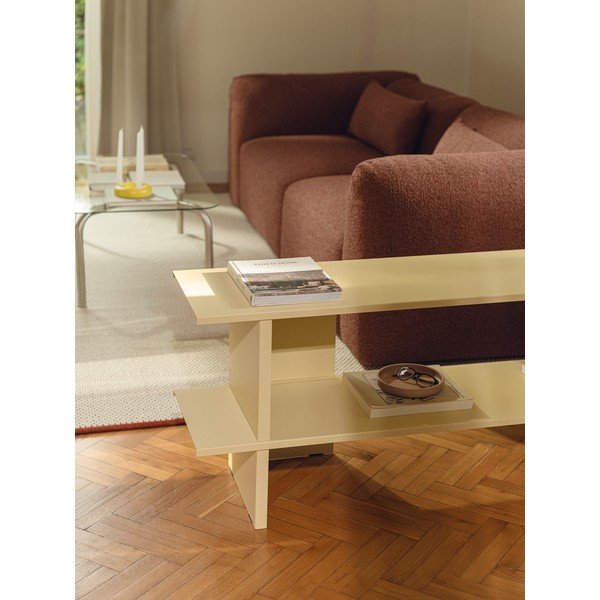 Żółty metalowy regał 160x57x37 cm Hes – noo.ma-image-4