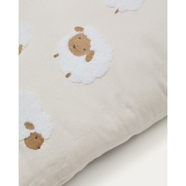 Bawełniana dziecięca poszewka na poduszkę 45x45 cm Milu – Kave Home-image-3