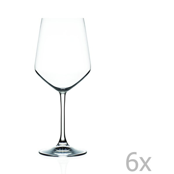 Zestaw 6 kieliszków do wina RCR Cristalleria Italiana Annalisa, 550 ml