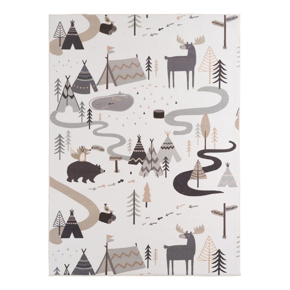 Kremowy dywan dziecięcy odpowiedni do prania 140x200 cm Coco 1135 – Ayyildiz Carpets