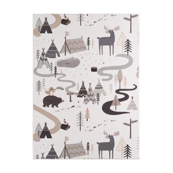 Kremowy dywan dziecięcy odpowiedni do prania 120x170 cm Coco 1135 – Ayyildiz Carpets