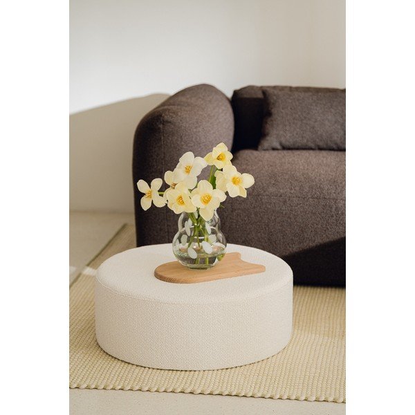 Biały szklany ręcznie wykonany wazon (wysokość 22 cm) Dam – noo.ma-image-4