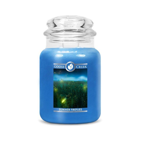 Świeczka zapachowa w szklanym pojemniku Goose Creek Summer Fireflies, 150 h