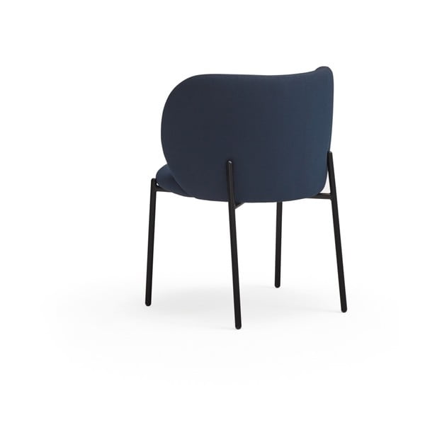 Ciemnoniebieskie tapicerowane fotele jadalniane zestaw 2 szt. Mogi – Teulat-image-2