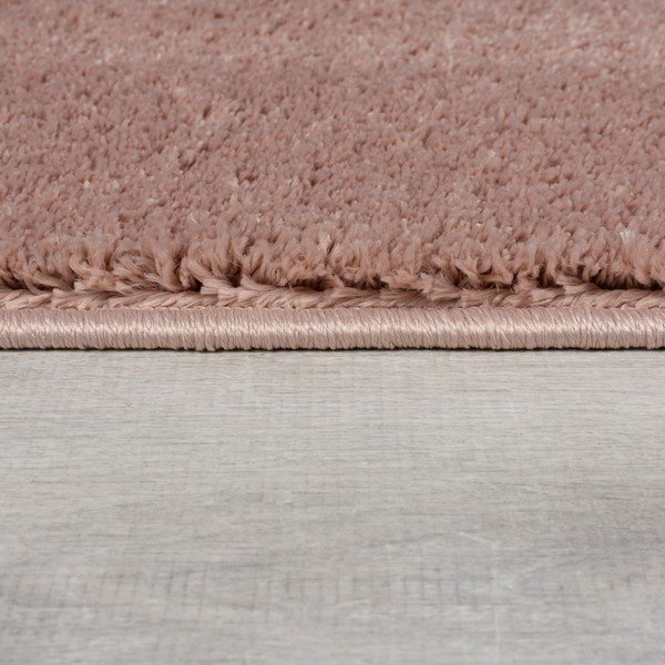 Różowy chodnik z włókien z recyklingu 60x230 cm Sheen – Flair Rugs-image-4