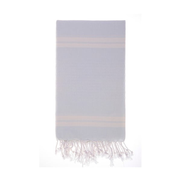 Ręcznik Hamam Bodrum Ice Blue, 100x180 cm