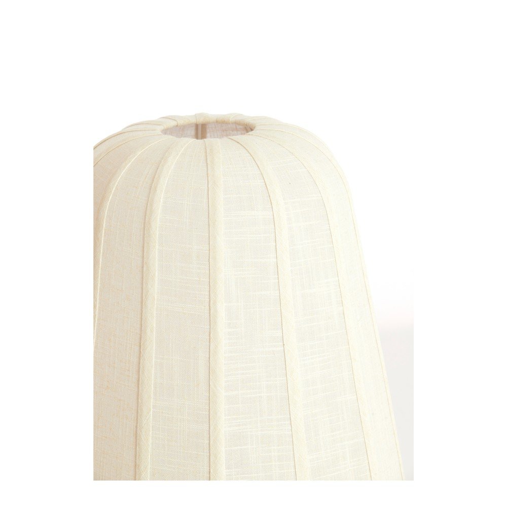 Biała lampa stojąca z tekstylnym kloszem (wysokość 133 cm) Bibury – Light & Living (zdjęcie 4)